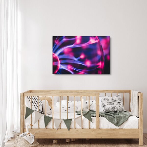 Apstraktna ljubičasta slika (90x60 cm)