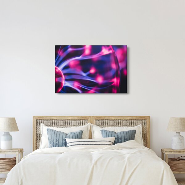 Apstraktna ljubičasta slika (90x60 cm)