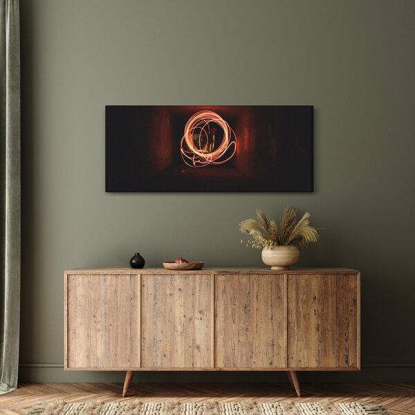 Slika - linije u tunelu (120x50 cm)