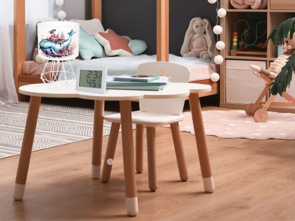 Dječja stolna lampa – Djevojčica i kit