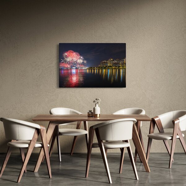Slika vatrometa u Singapuru (90x60 cm)