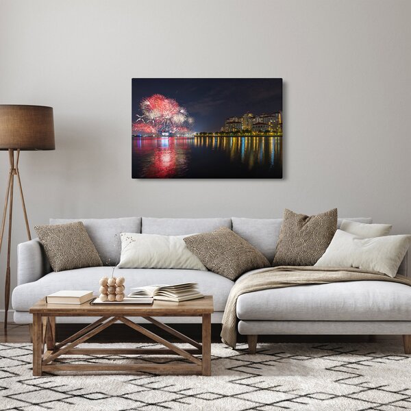 Slika vatrometa u Singapuru (90x60 cm)