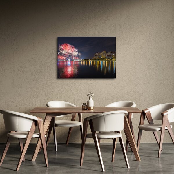 Slika vatrometa u Singapuru (70x50 cm)