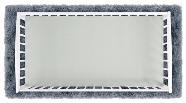 Plahta s gumicom za krevetić i krevet siva dimenzija: 60 x 120 cm