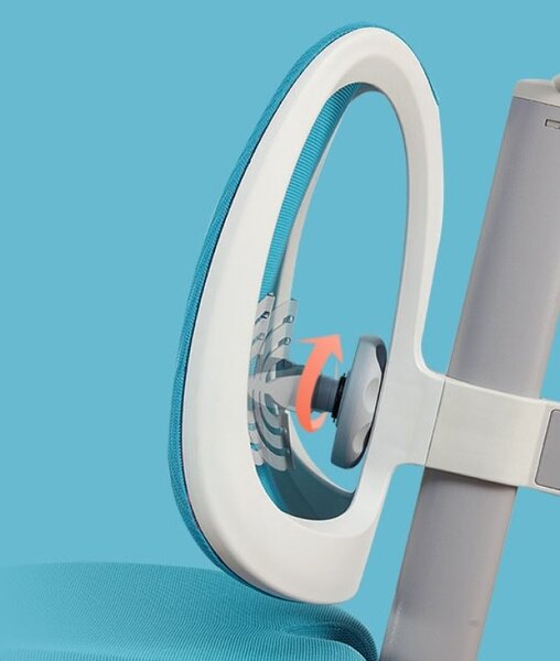 Dječja ergonomska stolica Eira – plava + navlaka GRATIS