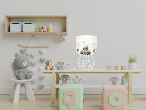 Dječja stolna lampa – Medvjedići