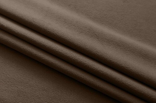 Smeđa zamračujuća zavjesa VELVET 140x270 cm Sistem za vješanje: Traka za nabiranje