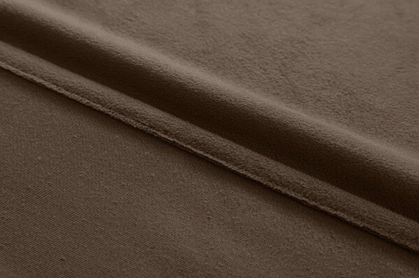 Smeđa zamračujuća zavjesa VELVET 140x270 cm Sistem za vješanje: Traka za nabiranje