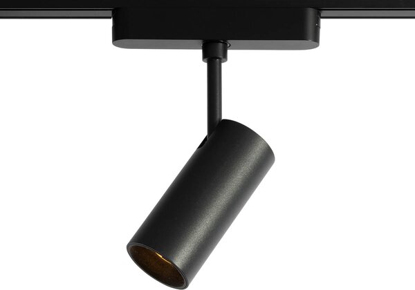 Moderno crno reflektorsko svjetlo za jednofazni sustav tračnica 9W 3000K - Magnetski Gert