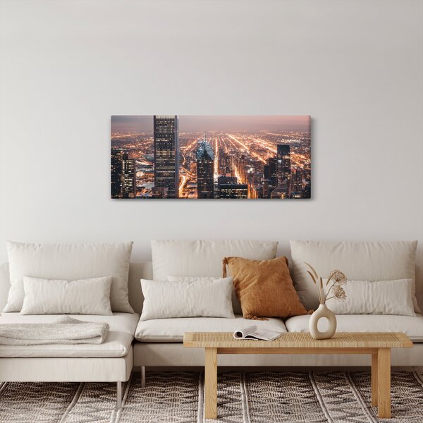 Slika svjetleće metropole (120x50 cm)