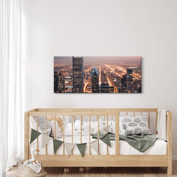 Slika svjetleće metropole (120x50 cm)