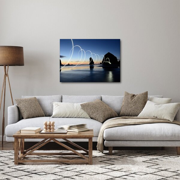 Slika - plaža kod zalaska sunca (70x50 cm)