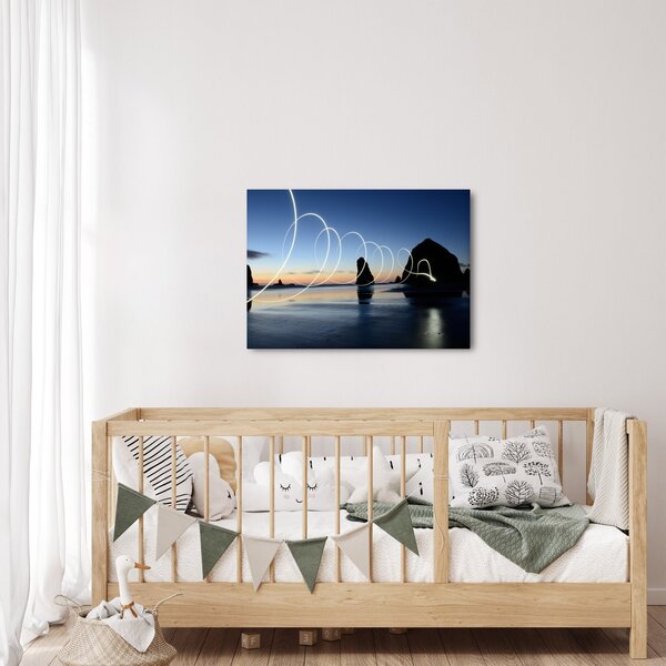 Slika - plaža kod zalaska sunca (70x50 cm)