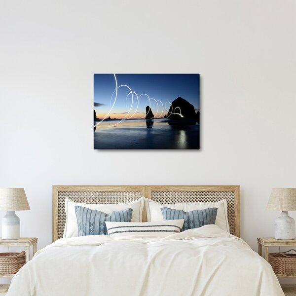 Slika - plaža kod zalaska sunca (70x50 cm)