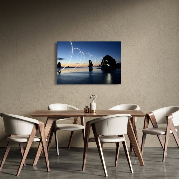 Slika - plaža kod zalaska sunca (90x60 cm)