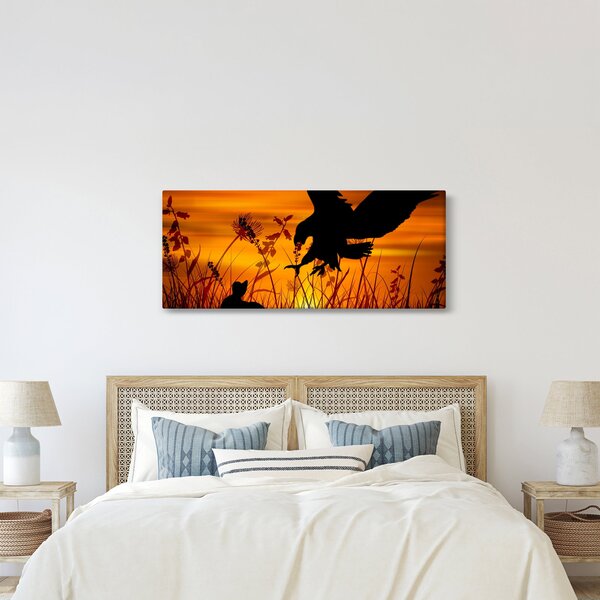Slika siluete grabežljivca (120x50 cm)