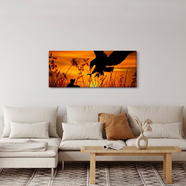 Slika siluete grabežljivca (120x50 cm)
