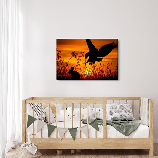 Slika siluete grabežljivca (90x60 cm)