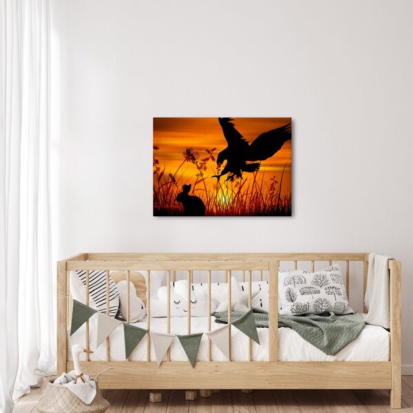 Slika siluete grabežljivca (70x50 cm)