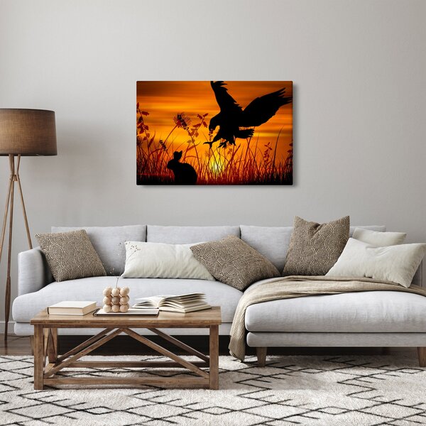 Slika siluete grabežljivca (90x60 cm)