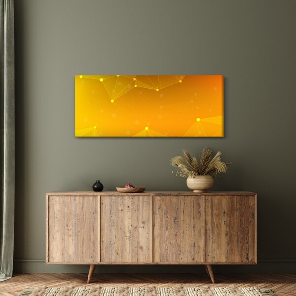 Apstraktna žuta slika (120x50 cm)