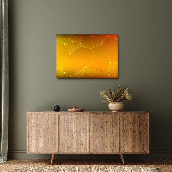 Apstraktna žuta slika (70x50 cm)