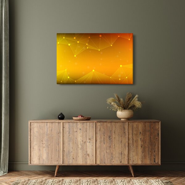 Apstraktna žuta slika (90x60 cm)