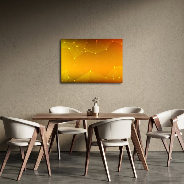 Apstraktna žuta slika (70x50 cm)