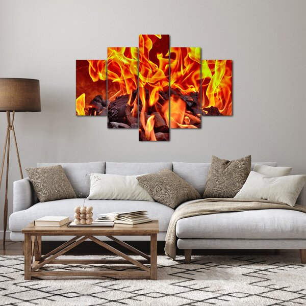 Slika gorućeg ugljena (150x105 cm)