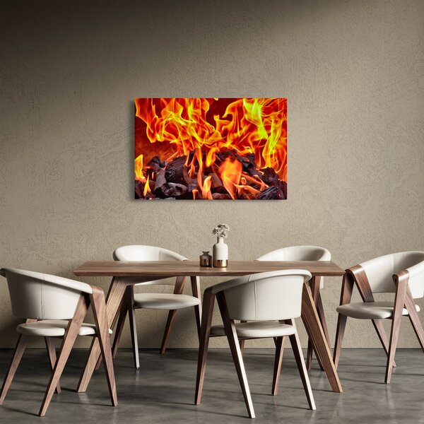 Slika gorućeg ugljena (90x60 cm)