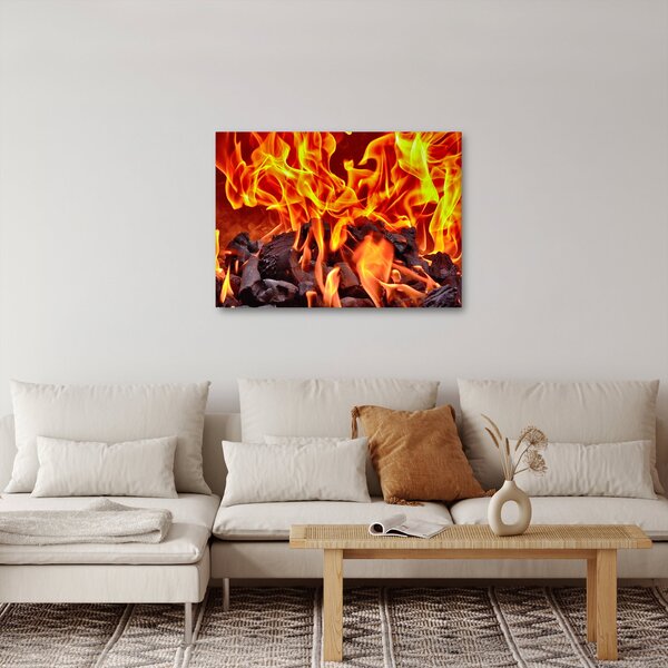 Slika gorućeg ugljena (70x50 cm)