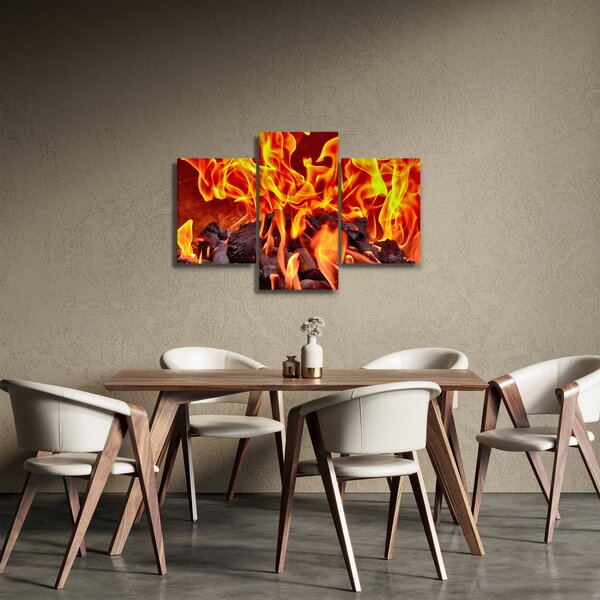 Slika gorućeg ugljena (90x60 cm)