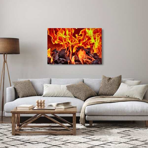 Slika gorućeg ugljena (90x60 cm)