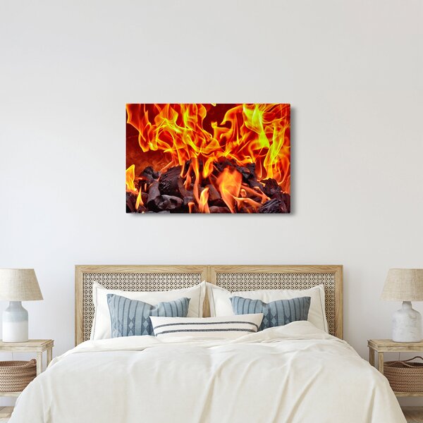 Slika gorućeg ugljena (90x60 cm)