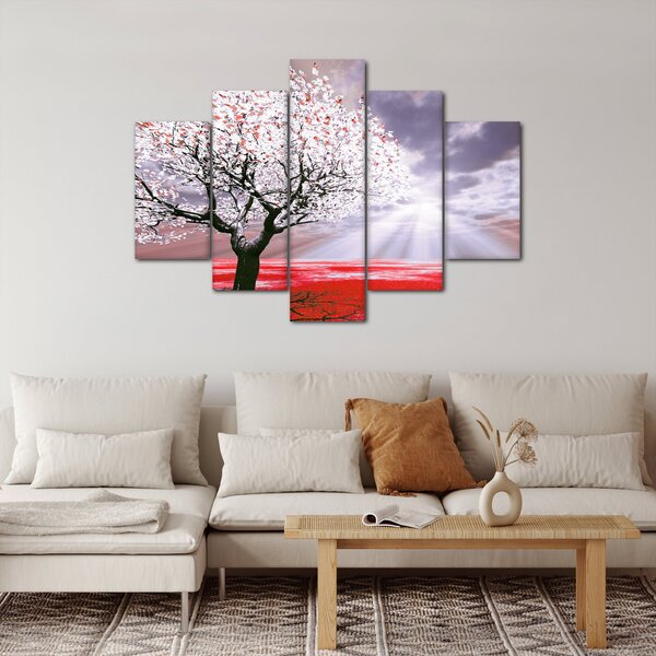 Crvena slika stabla (150x105 cm)