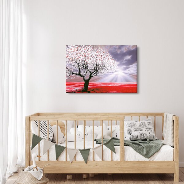 Crvena slika stabla (90x60 cm)