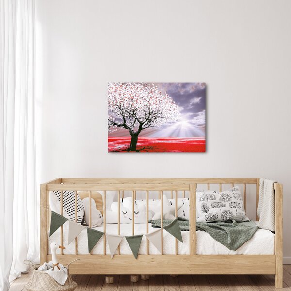 Crvena slika stabla (70x50 cm)