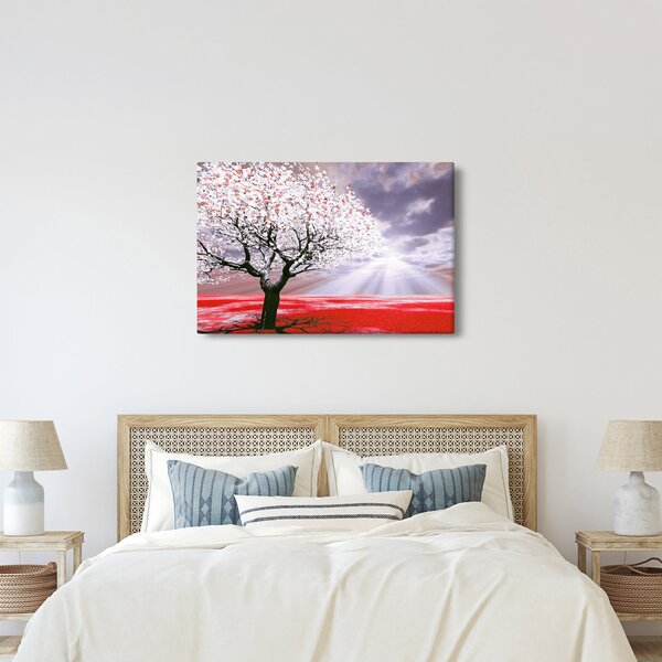 Crvena slika stabla (90x60 cm)