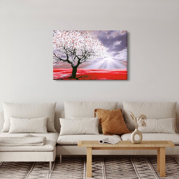 Crvena slika stabla (90x60 cm)
