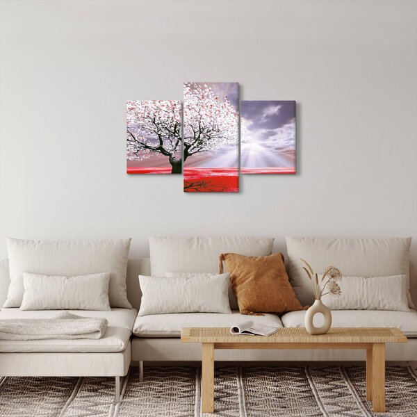 Crvena slika stabla (90x60 cm)