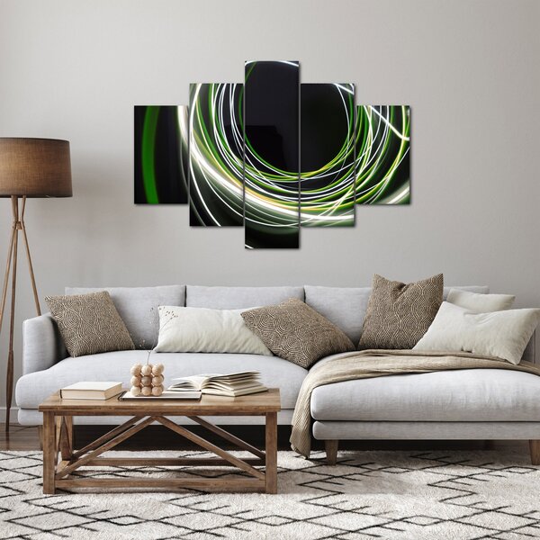Slika zelenih linija (150x105 cm)