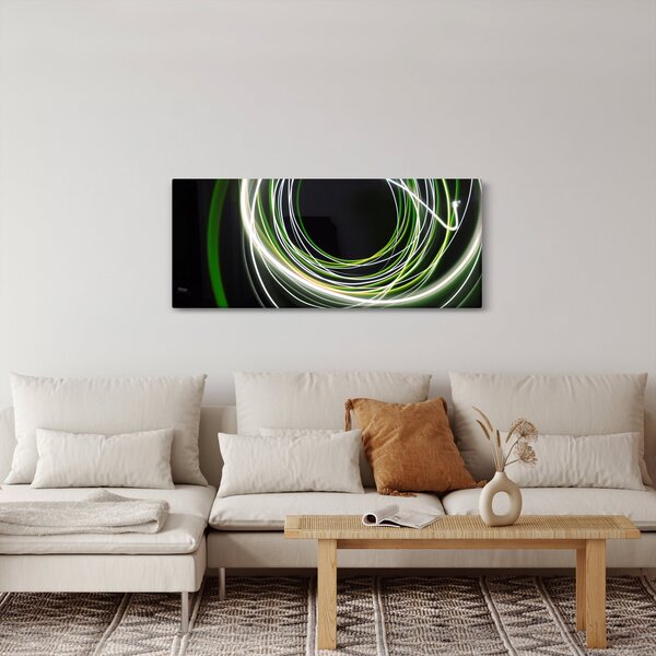Slika zelenih linija (120x50 cm)