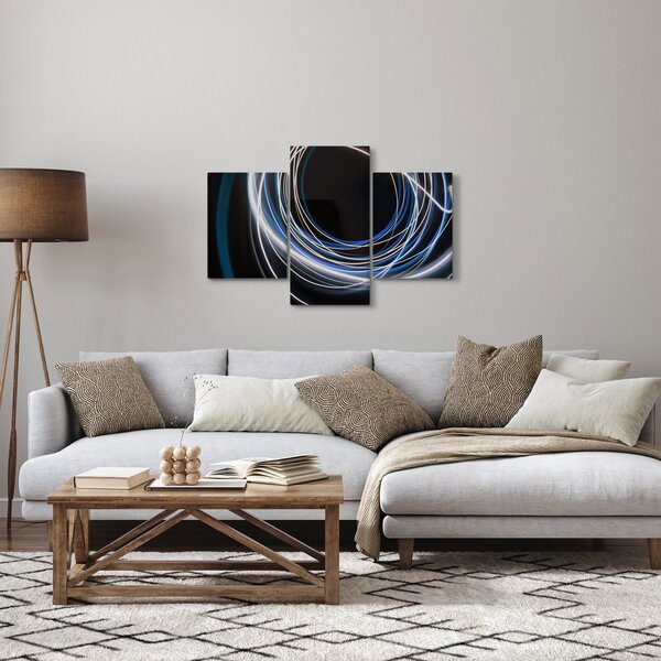 Slika plavih linija (90x60 cm)