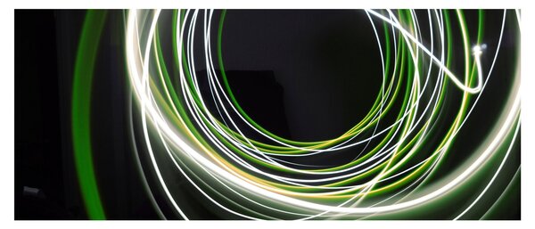 Slika zelenih linija (120x50 cm)