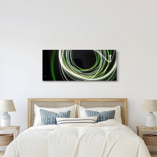 Slika zelenih linija (120x50 cm)