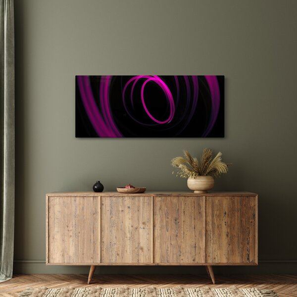 Slika - ljubičaste linije (120x50 cm)