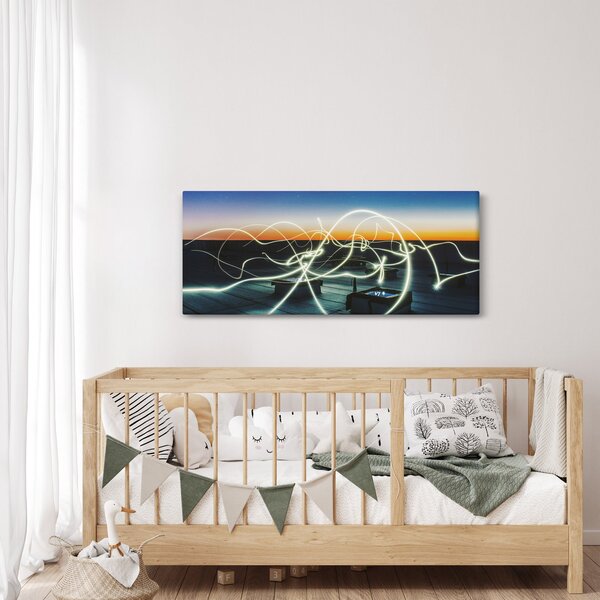 Slika - pogled na nebo s krova (120x50 cm)