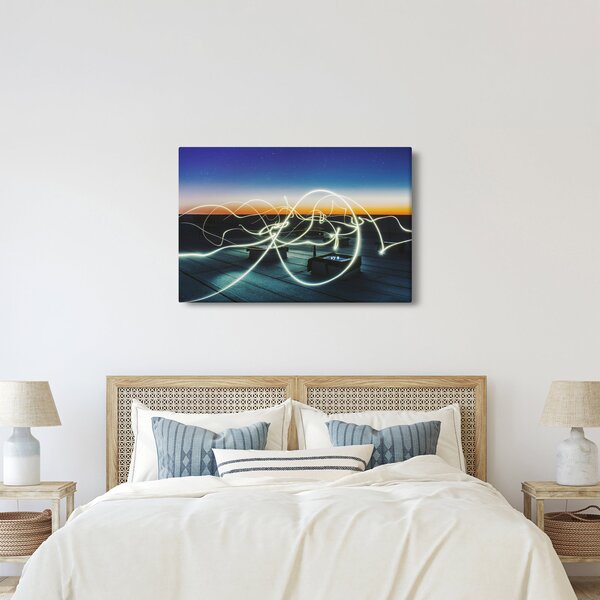 Slika - pogled na nebo s krova (90x60 cm)