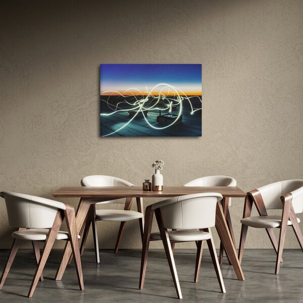 Slika - pogled na nebo s krova (70x50 cm)