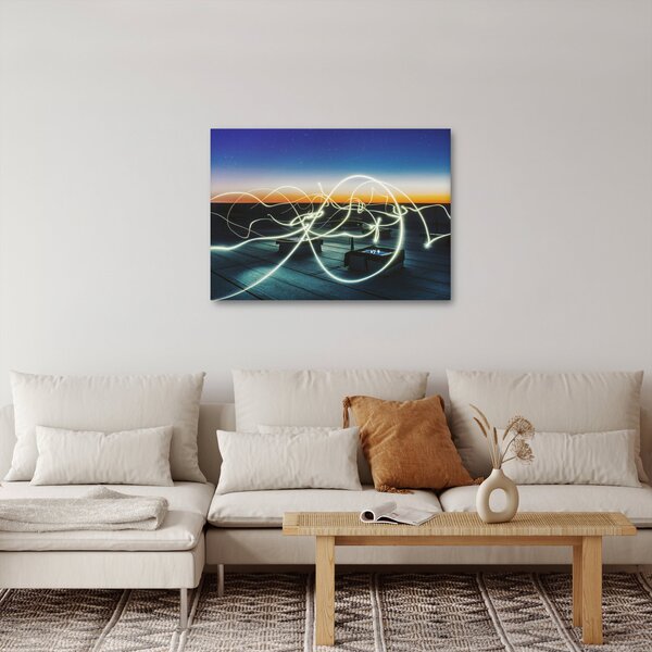 Slika - pogled na nebo s krova (70x50 cm)